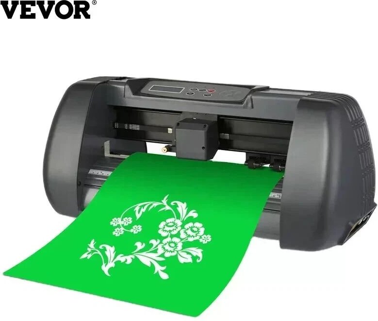 Vinyl Schneideplotter 375mm Folienplotter Drucker LCD Bildschirm