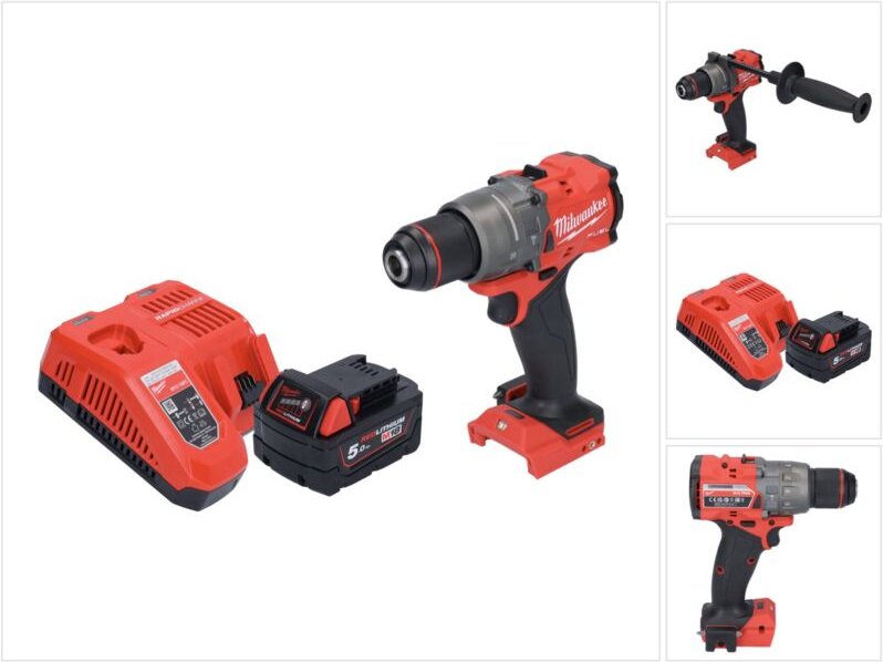 M18 FPD3-501 Akku Schlagbohrschrauber 18 v 158 Nm Brushless + 1x Akku 5,0 Ah + Ladegerät - Milwaukee