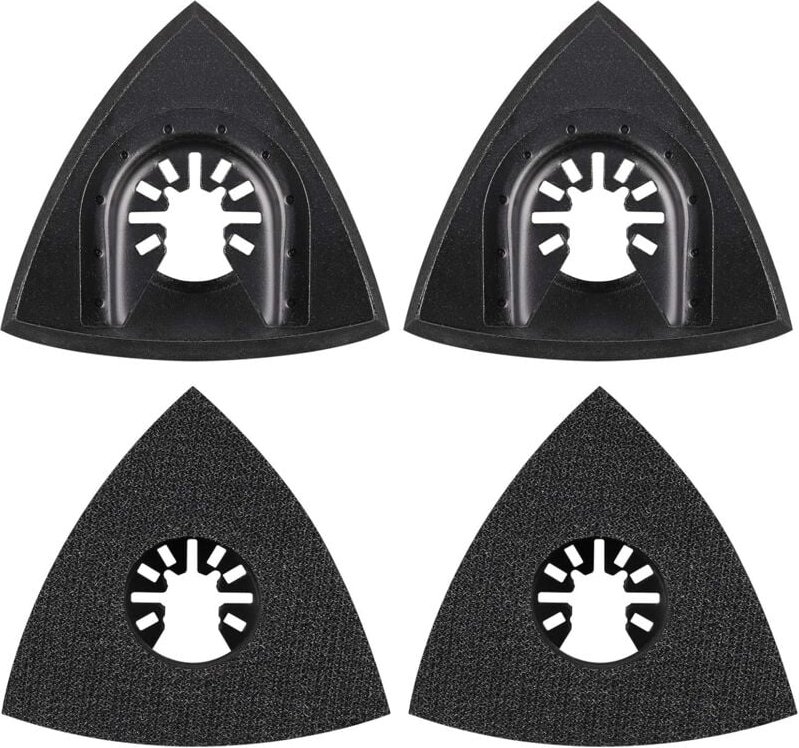 Dolaso - 4-teiliges Schleifpad, 80 mm, Multi-Tool-Befestigungspad-Zubehör, Multi-Tool-Klinge, oszillierendes Werkzeug-Zu...