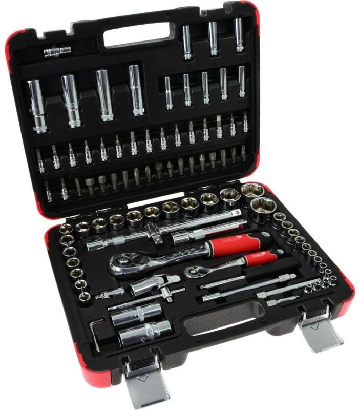 Tvardy 94-teiliges Steckschlüsselsatz aus CRV-Stahl