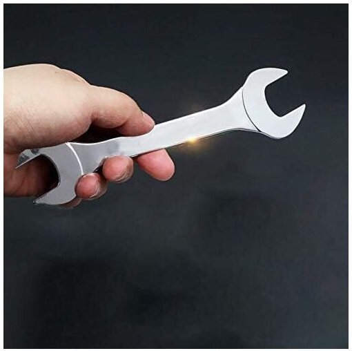 Ersandy - Doppelmaulschlüssel - 22 x 24 mm - Für den Einsatz bei begrenzten Platzverhältnissen