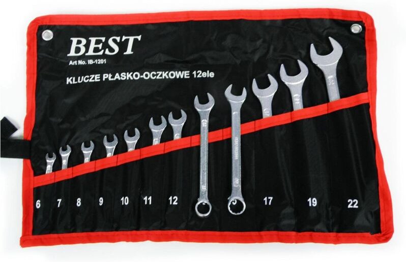 Maulschlüssel, 12 Stück, Silber