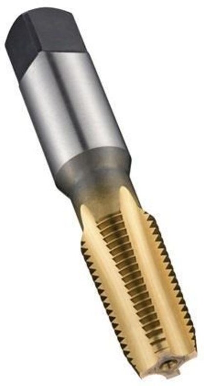 Maschinengewindebohrer ANSI B94.9C E721 NPT 1/8 Zollx27 HSS TiN 1,5XD Normal