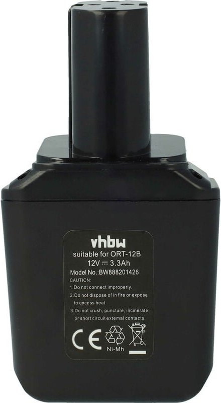 vhbw 1x Akku kompatibel mit ORGAPACK OR-T50, OR-T85, OR-T85X, OR-T83 Werkzeug (3000 mAh, NiMH, 12 V)