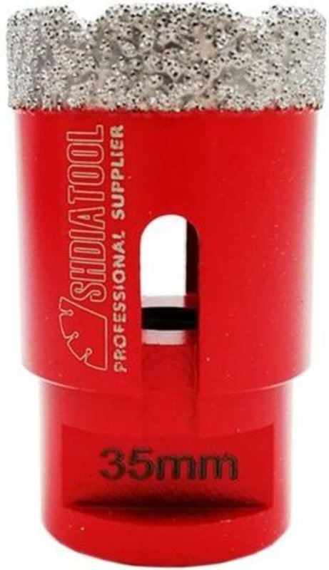 Ineasicer Diamantbohrer 35mm Lochsägen mit M14 Gewinde zum Trockenbohren in Porzellan Fliesen Granit Marmor