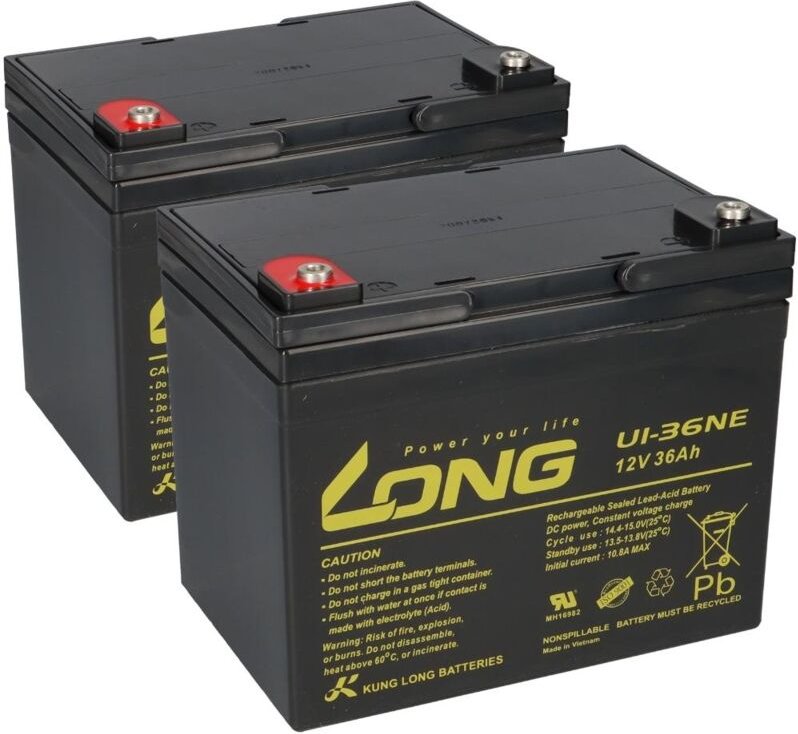 Verschiedene - Ersatzakku für mobilis M53/M54 2x 12V (24V) 36Ah Zyklenfest agm