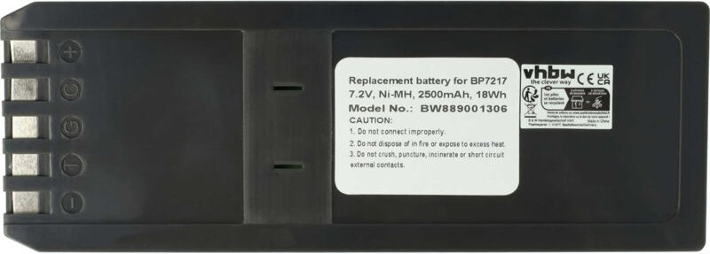 Vhbw - Akku kompatibel mit Fluke 741, 743, 863, 865, 867, 741B, 743B, 867B Messgerät (2500mAh, 7,2V, NiMH)