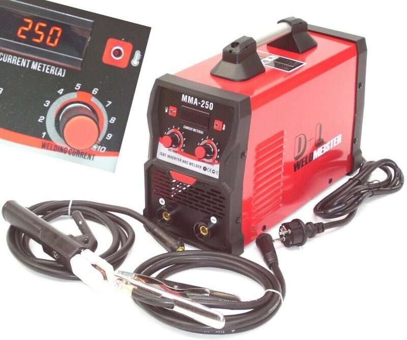 Apex - Inverter E-Hand Schweißgerät mma 250A Elektrodengerät 13962 Elektrodeninverter