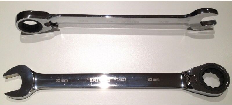 Yato Mittel-Schlüsselsatz 20 mm verchromt