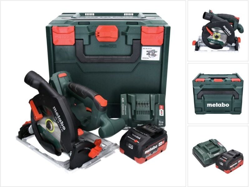 Thumbnail - Metabo - ks 18 ltx 57 Akku Handkreissäge 18 v 165 mm + 1x Akku 8,0 Ah + Ladegerät + x