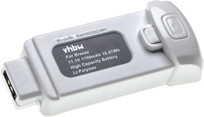 Akku Ersatz für Yuneec FCA105001 für Drohne Multicopter Quadrocopter (1700mAh, 11,1V, Li-Polymer) - Vhbw