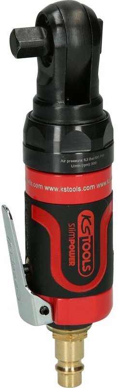 Ks Tools 3/8 SlimPOWER Mini-Druckluft-Umschaltratsche 30 Nm