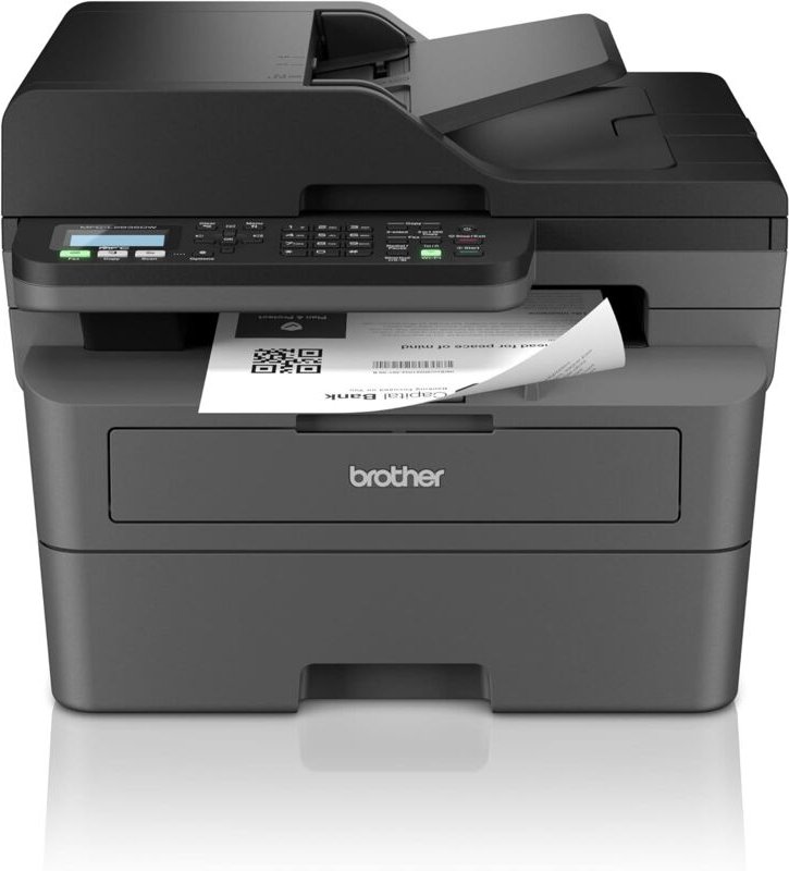 Brother MFC-L2835DW – 4-in-1-Multifunktionsdrucker (Drucken/Scannen/Kopieren/Faxen) Schwarzweiß-Laser – WLAN und Etherne...