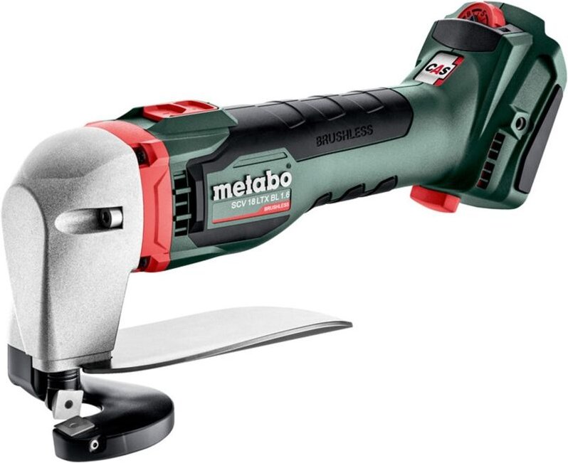 Metabo - Akku-Blechschere scv 18 ltx bl 1.6, incl. Zubehör, Karton