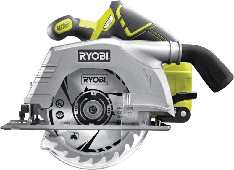 Ryobi - R18CS-0 Kreissäge, 18 v, one+ Akku, 165 mm, 52 mm, 4700 U/min (nur Gehäuse)
