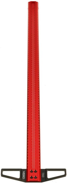 Règle T-Typ Markierlineal Multifunktionales Lineal für Holzbearbeitungswerkzeuge 760 mm