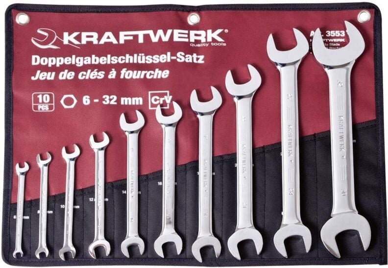 Kraftwerk - 10-t. Doppelgabelschl.Satz 6-32 mm/Roll.