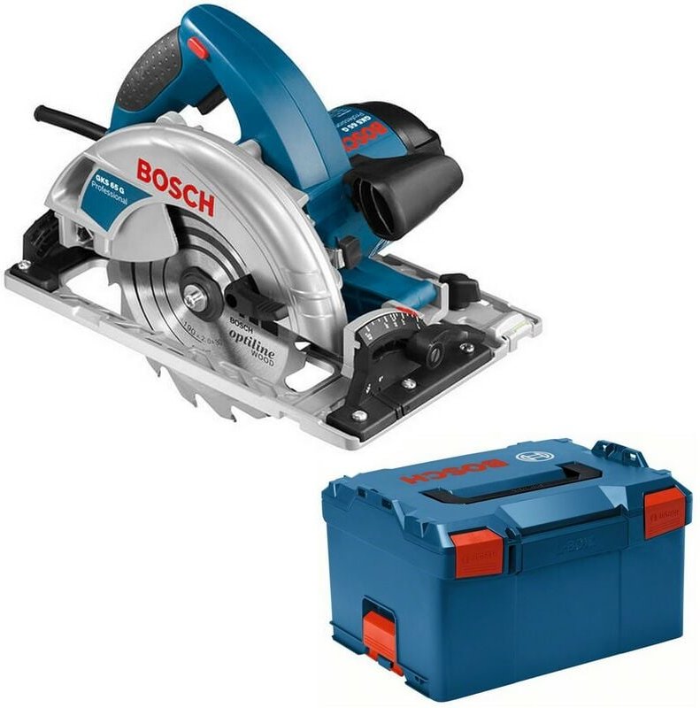 Bosch Handkreissäge Säge L-Boxx Sägeblatt 1600W gks 65 g Professional 0601668904