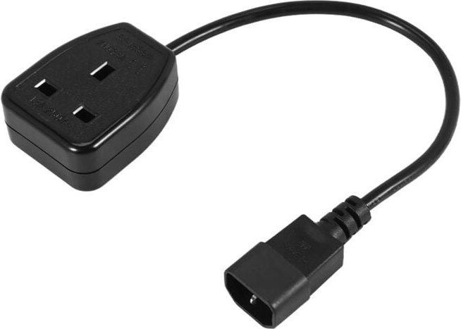 IEC320 C14 eine uk BS1363A Steckdose, iec Stecker 3Pin Buchse Power Adapter Kabel für pdu usv (0,)