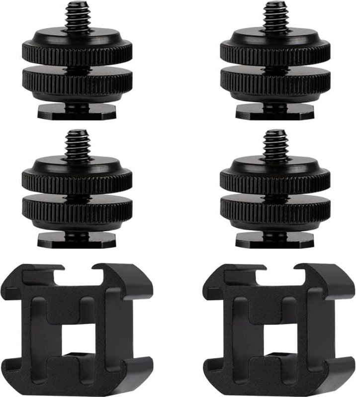 Dreifach-Blitzschuh-Adapter-Verlängerungshalterung für Mikrofonblitze, Monitorkameras und Camcorder