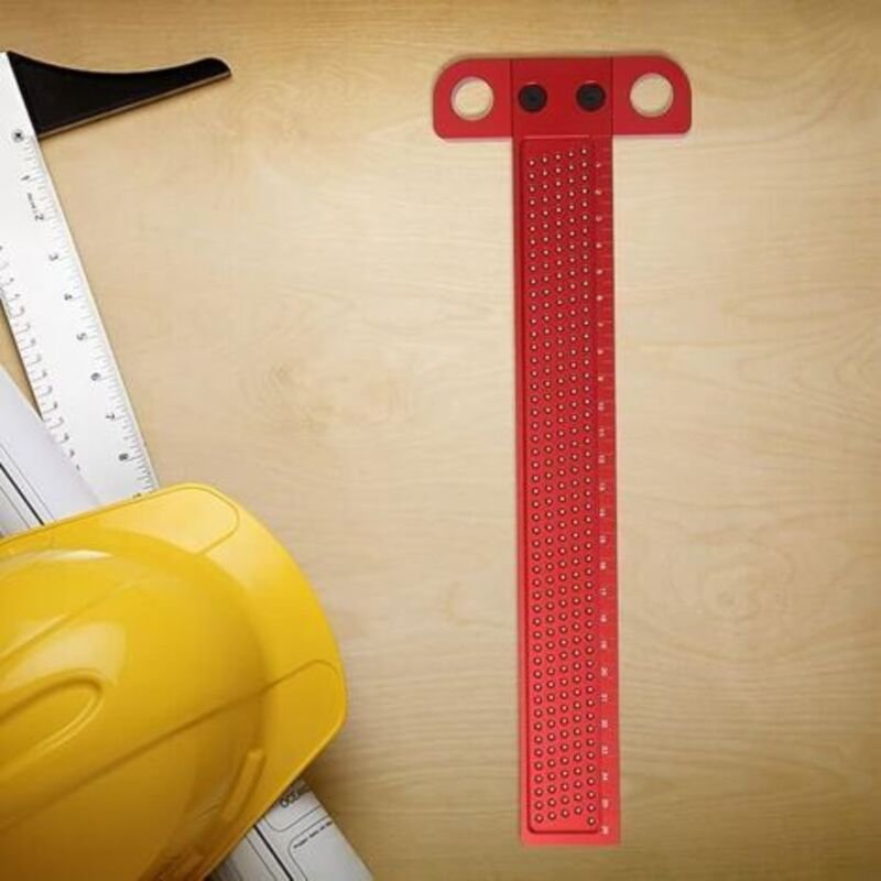 (Größe: T-260) Platzierungsregel - T-förmiges Quadrat, Lineal aus Aluminiumlegierung, Anreißer, Werkzeug zum Markieren u...