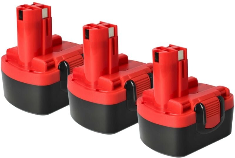 3x Akku kompatibel mit Bosch gdr 4 v-li, gho 14.4VH, gds 14.4V, gho 14.4V, gdr 14.4V, gdr 4 v Werkzeug (3000 mAh, NiMH, ...