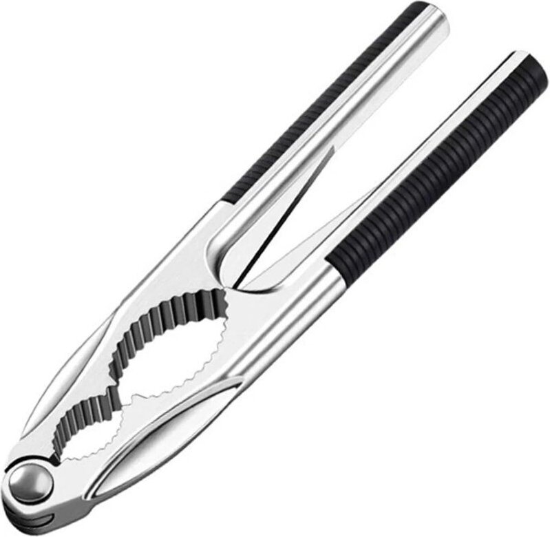 Robuster Nussknacker aus Metall, Öffnungswerkzeug für Nüsse und Trockenfrüchte, Multifunktionswerkzeug für Hummer- und K...