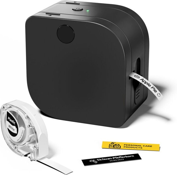 P12 Etikettendrucker, Mini Beschriftungsgerät Bluetooth, Etikettiergerät Selbstklebend Kompatibel with iOS & Android Pho...