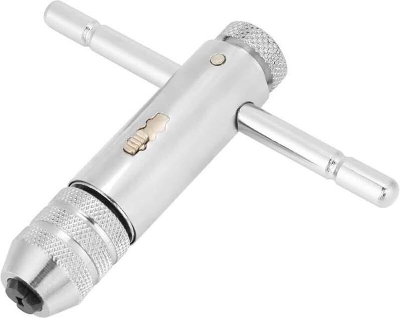 M3-M8 Ratschen-Gewindebohrer- und Schneideisensatz mit verstellbarem T-Griff für Gewindebohrer und Schneideisen (M3-M8)