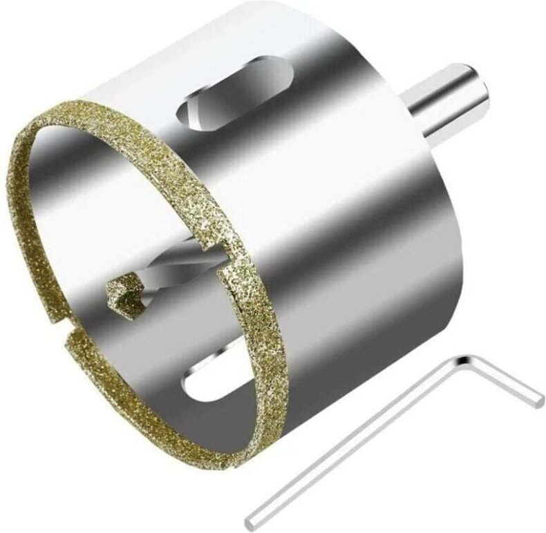 68 mm Diamant-Lochsäge mit Zentrierführung, Diamantbohrer für Glasfliesen, Keramik, Marmor, Granit, kreisförmige Lochsäg...
