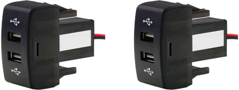 2X Auto Dual USB Ladegerät 5V 2. USB Steckdose Für Stralis Hi-Way Eurocargo