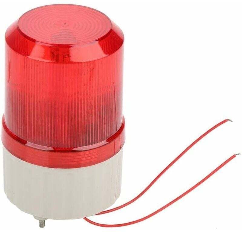 220 v 2 a Rote led Notfall-Warnleuchten Notfall-Blitzlicht Rotierender Alarm LED-Blitzlicht Akustooptisches Alarmsystem