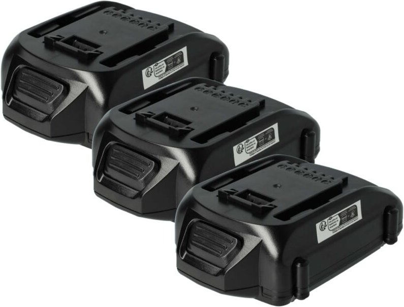 Thumbnail - 3x Akku kompatibel mit Worx WX529, WX529.9, WX550, WX550.1, WX548, WX548.9, WX523.9, WX550.9 Werkzeug (2000 mAh, Li-Ion,...