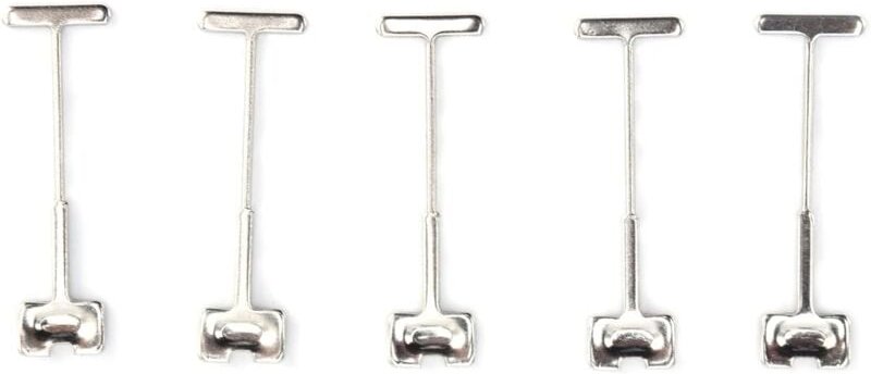 100 Stück T-Pins Fliesenersatz-Stahlnadeln, Stahl-Ersatznadeln für Fliesenböden, Wände, Gebäude mit hoher Druckfestigkei...