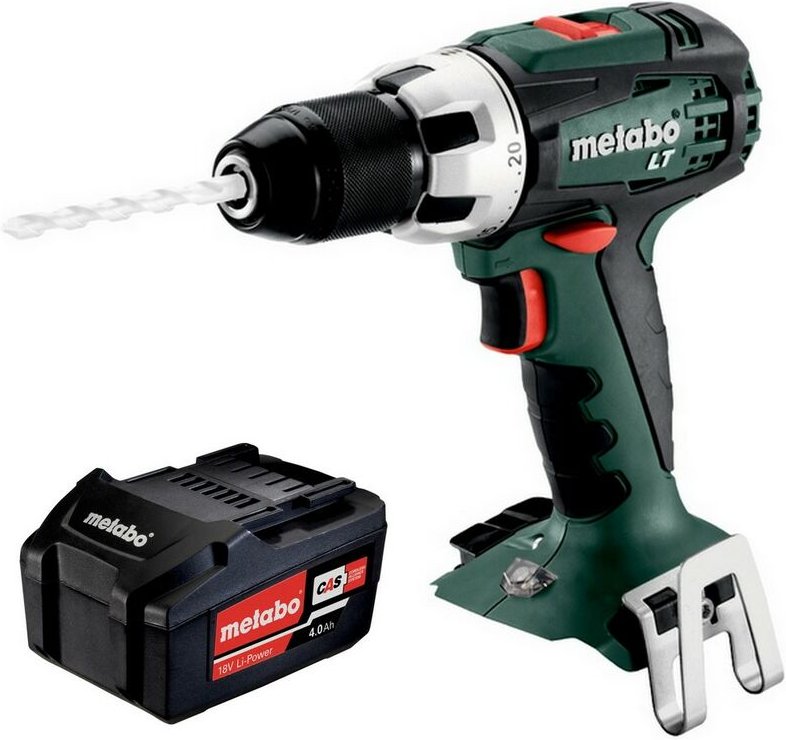 Metabo Akku-Bohrschrauber BS 18 LT solo + Akku 18 V 4,0 Ah Li-ION System Mafell