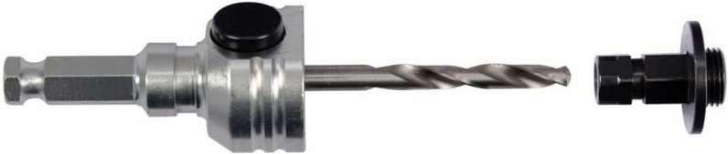 Thumbnail - Projahn Adapter Schnellwechsel 6-kant SW 8,5 mit 2 Verbindungsstücken und HSS 105 mm Zentrierbohrer für Bi-Metall Lochsä...
