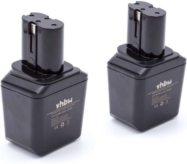 2x Akku kompatibel mit Signode BHC2300 Werkzeug (3000 mAh, NiMH, 12 v) - Vhbw