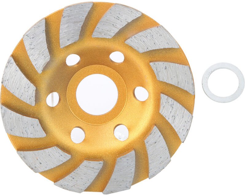 4" 100mm Diamantschleifscheibe, schalenförmig, Schleifscheibe für Stein, Beton und Granit, Werkzeug Nr. 1