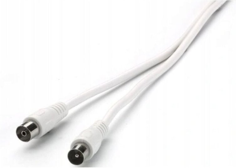 Vivanco Antennenkabel 1,5m 90dB Weiß Modell 48502 WT - GN