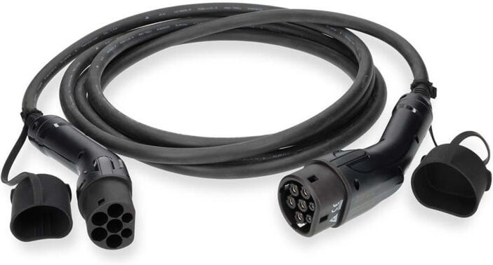 Kabel fur elektrofahrzeuge cable type 2 32 a 22000 w 3 phasen 500 m schwarz kartonverpackung 8