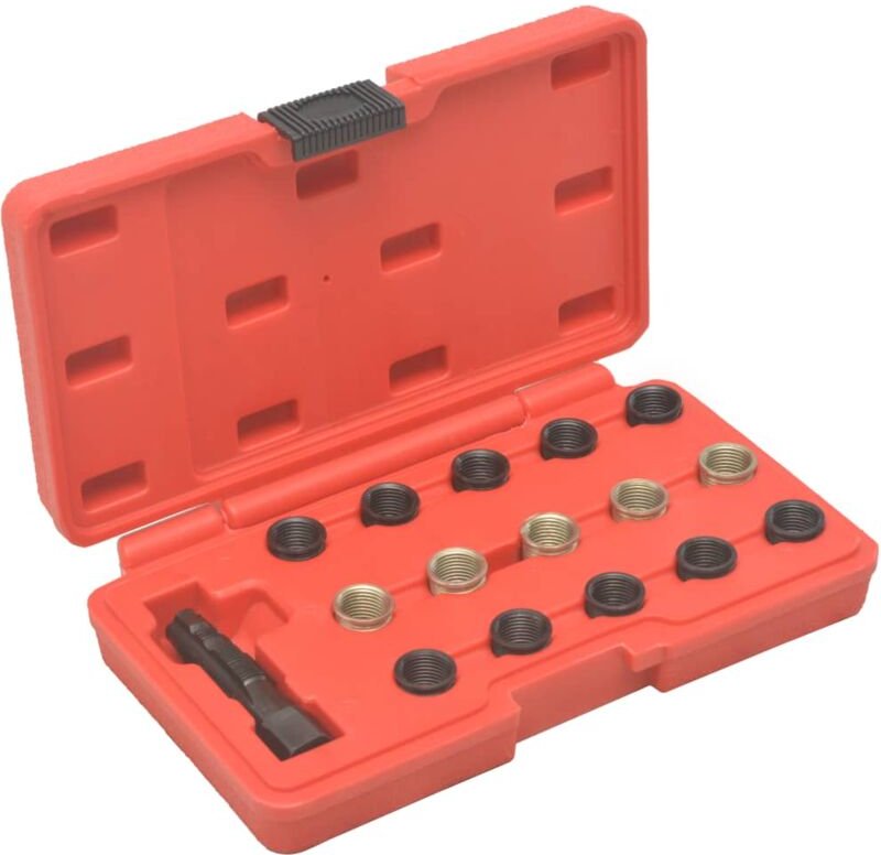 16-tlg. Zündkerzengewinde-Reparatursatz M14×1,25 Vidaxl