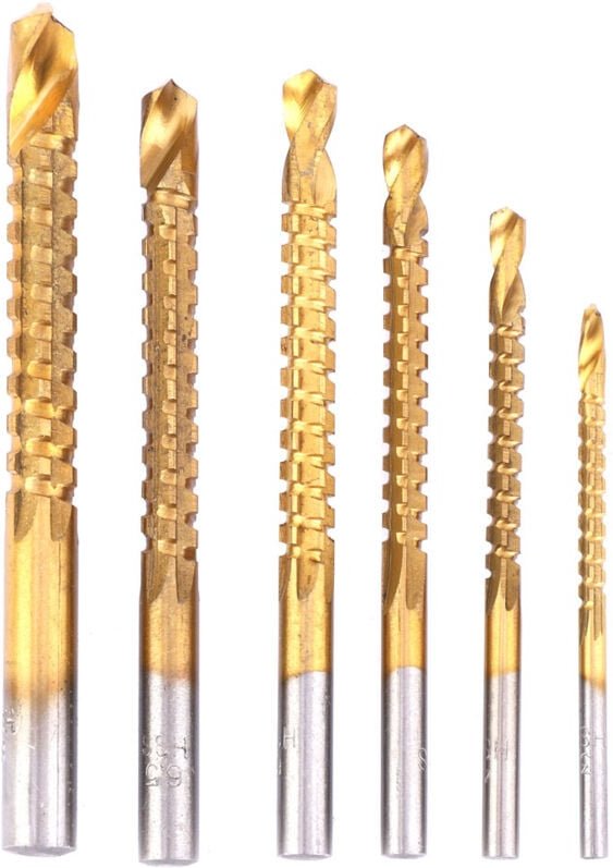 Fdit Hochgeschwindigkeits-Holzbearbeitungs-Lochsägen 3-8 mm Stahlbohrung für dünne Metall- und Holzplatten