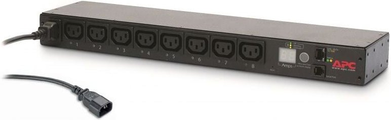 APC AP7920B Stromverteilereinheit (PDU) 8 AC-Ausgänge 0U/1U Schwarz