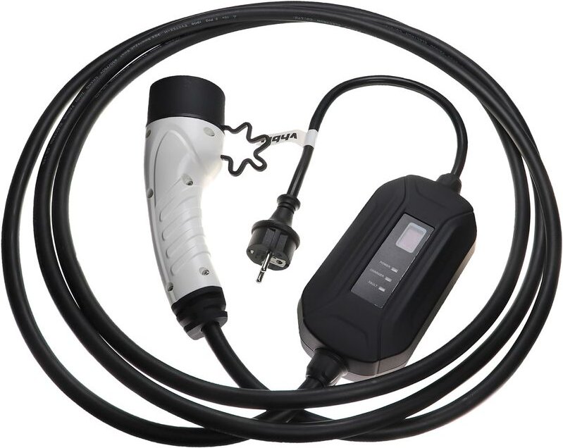Vhbw - Ladekabel Typ 2 zu Typ f cee 7/7 kompatibel mit Mercedes gle, gla, glc Elektroauto, 1-phasig, 16 a, 3,5 kW, 5 m
