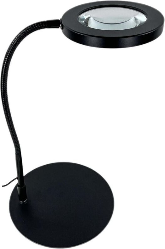 Stehlampe mit 10-facher Vergrößerung, 360°-Vergrößerung und LED-Beleuchtung – Schreibtischlampe zum Lesen, Reparieren un...