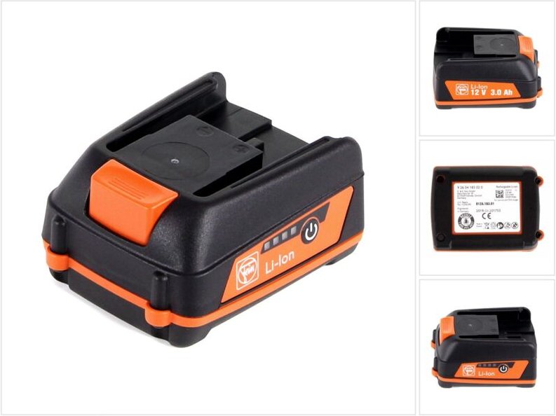 Fein - Akku Pack 12V Li 3,0 Ah Li-Ion 0,25kg mit SafetyCell Technology 92604183020
