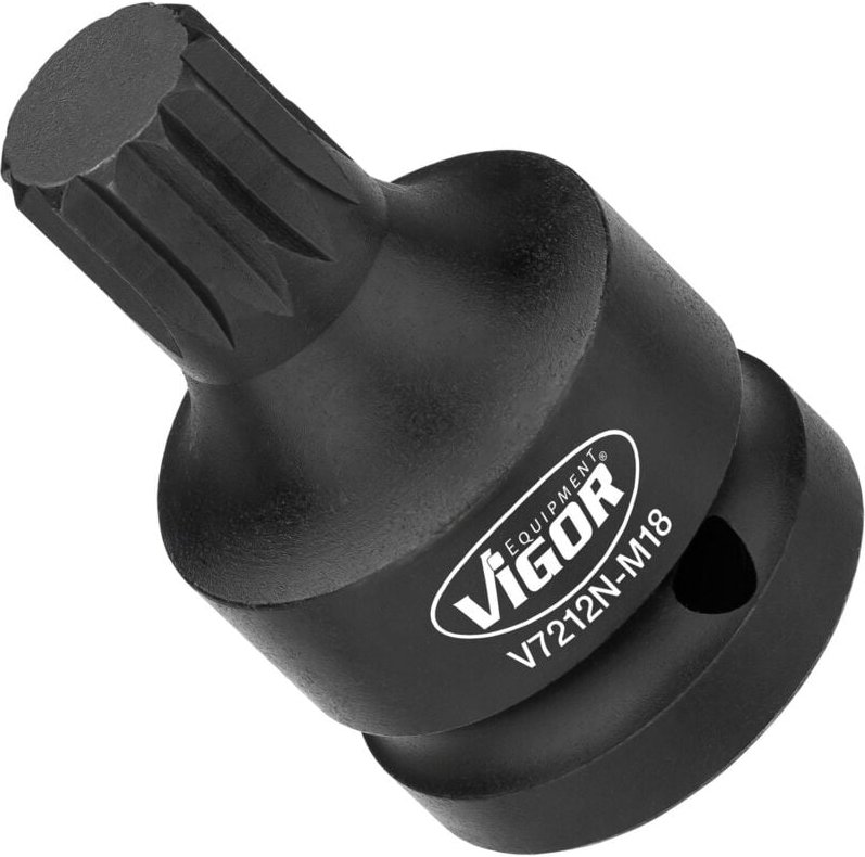 Schlagschrauber Schraubendrehereinsatz ∙ V7212N-M18 ∙ 3/4 Zoll (20 mm) Vierkant hohl ∙ Außen Sechskant Profil, Außen Dop...