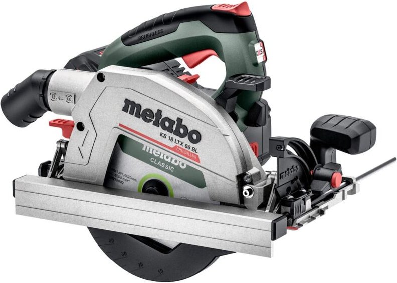 Metabo - Akku-Handkreissäge ks 18 ltx 66 bl mit 2x 8,0 Ah Akkus+ Lader in x 340