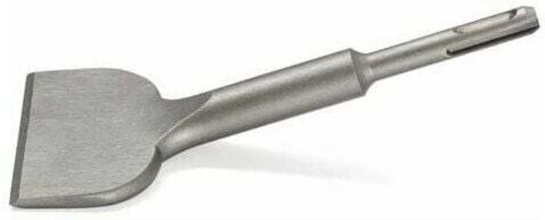 Fliesenmeißel, 17 x 250 x 75 mm, hochwertige Verbreiterungsserie, gebogener, gemeißelter Fliesenmeißel für Keramik- und ...