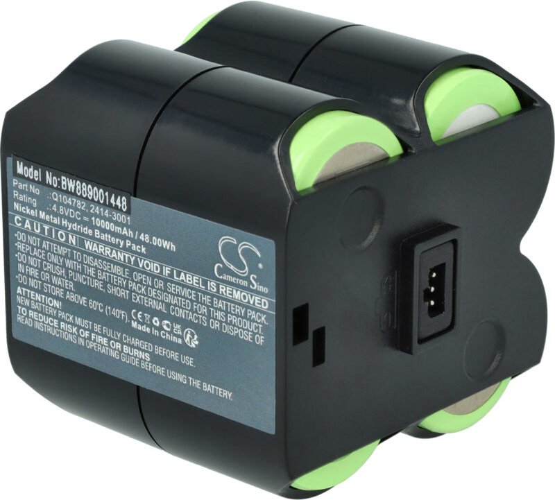 Vhbw - Akku Ersatz für Spectra Precision 2414-3001, Q104782 für Messgerät (10000 mAh, 4,8 v, NiMH)